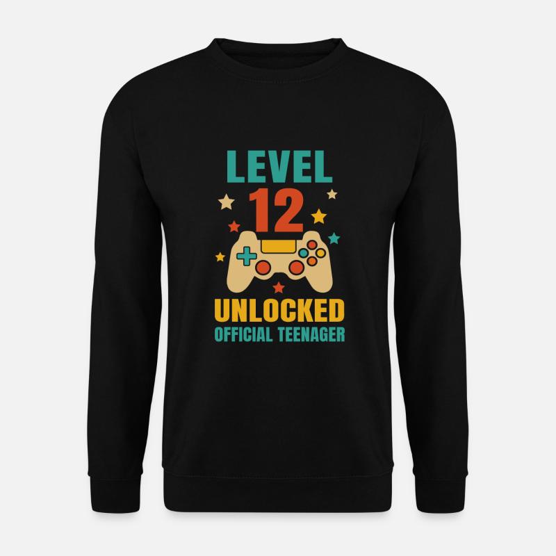 12th birthday - Unisex Sweatshirt - black