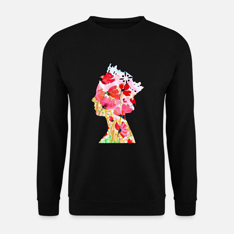 Queen Silhouette - Unisex Pullover - Schwarz