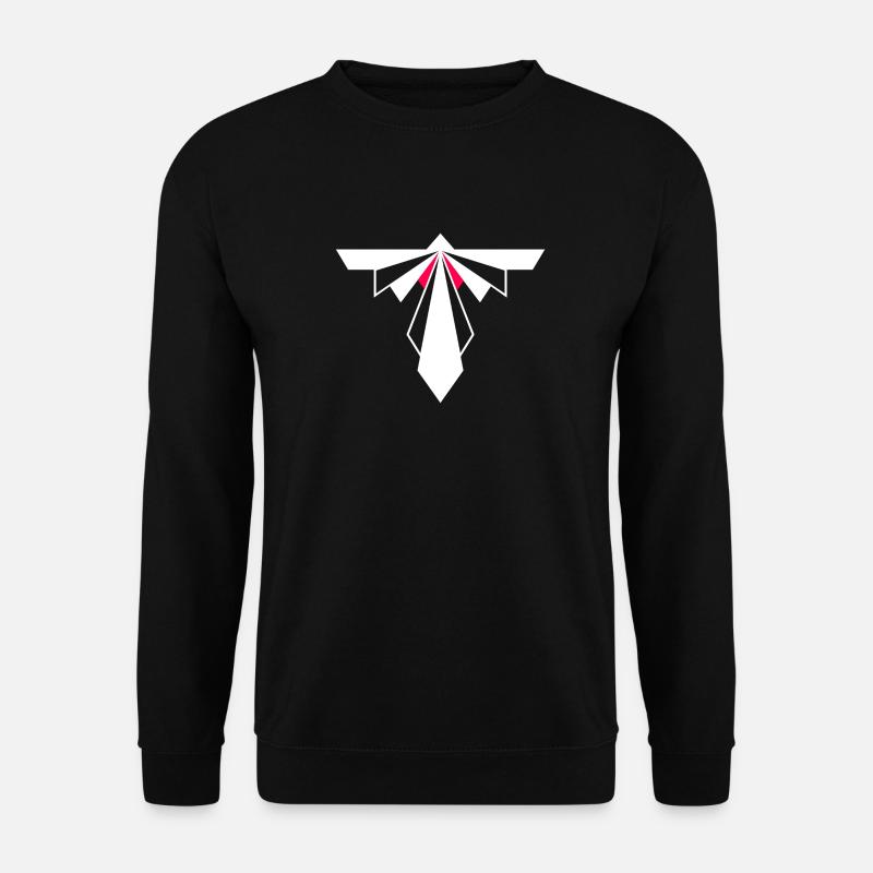 Infinity Int. Service & Sicherheit Logo Single - Unisex Pullover - Schwarz