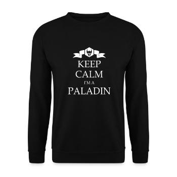 Paladin RPG Nerd Geek Cadeau - Sweat-shirt Unisexe - noir - Devant - Alina (178cm) & Michal (187cm)