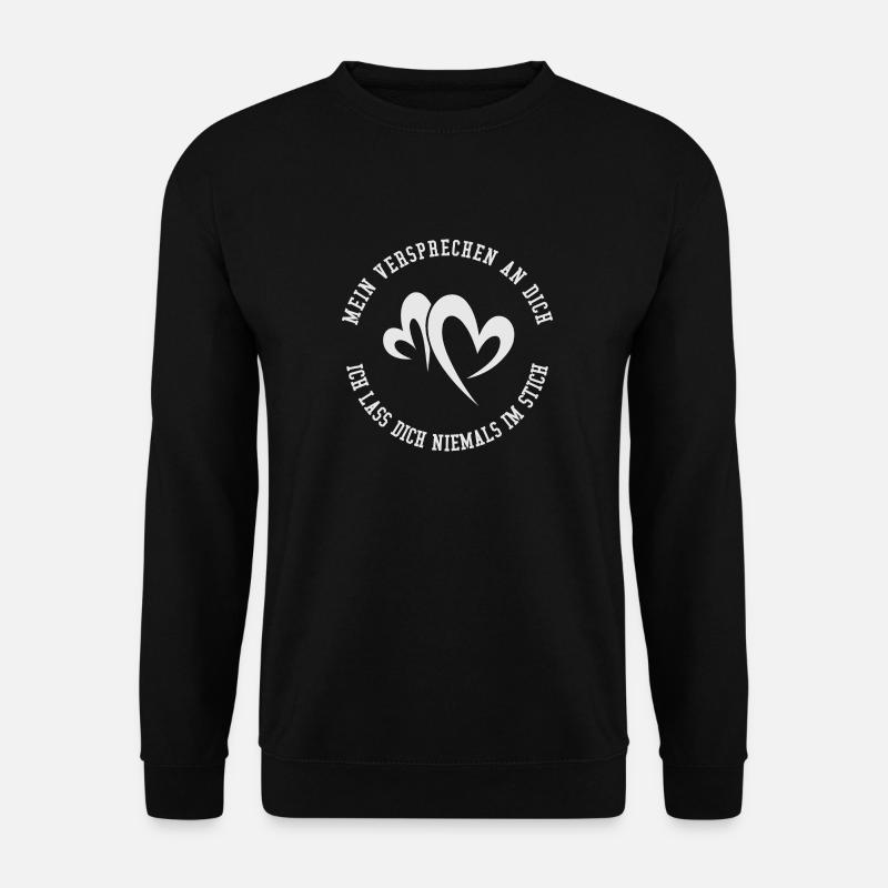 MEIN VERSPRECHEN AN DICH - Unisex Pullover - Schwarz