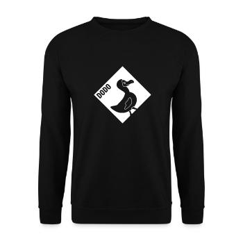 Dodo Oiseau Sort - Sweat-shirt Unisexe - noir - Devant - Alina (178cm) & Michal (187cm)
