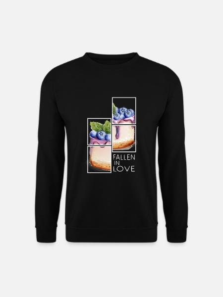 cheesecake blueberry cake cheesecake - Unisex Sweatshirt - black