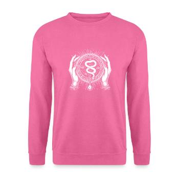 Voyante serpent - Sweat-shirt Unisexe - rose - Devant