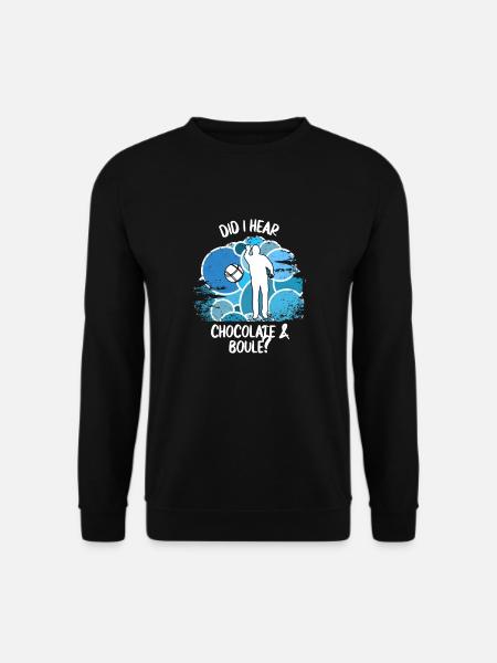 Boule Petanque Boccia Boules Chocolate - Unisex Sweatshirt - black