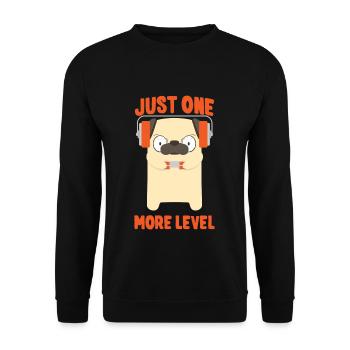 Gaming Mops - Unisex Pullover - Schwarz - Vorne - Alina (178cm) & Michal (187cm)