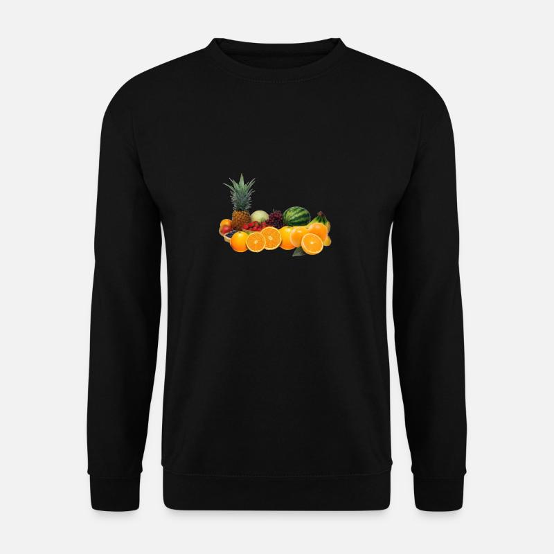 Fruits fruit fruits design - Unisex Sweatshirt - black