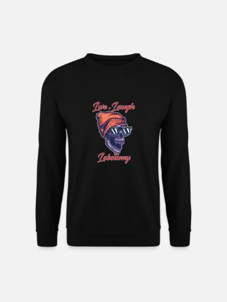 Live Laugh Lobotomy Retro Lover - Unisex Sweatshirt - black