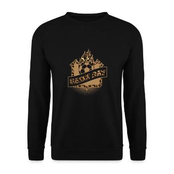 Leopard Game Day Volleyball de football américain - Sweat-shirt Unisexe - noir - Devant - Alina (178cm) & Michal (187cm)