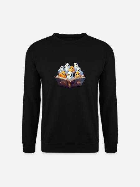 Groovy Read More Bücher Geist Niedlich Lustig - Unisex Pullover - Schwarz