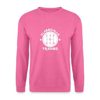 Transmission manuelle Changement de vitesse Transmission manuelle - Sweat-shirt Unisexe - rose - Devant
