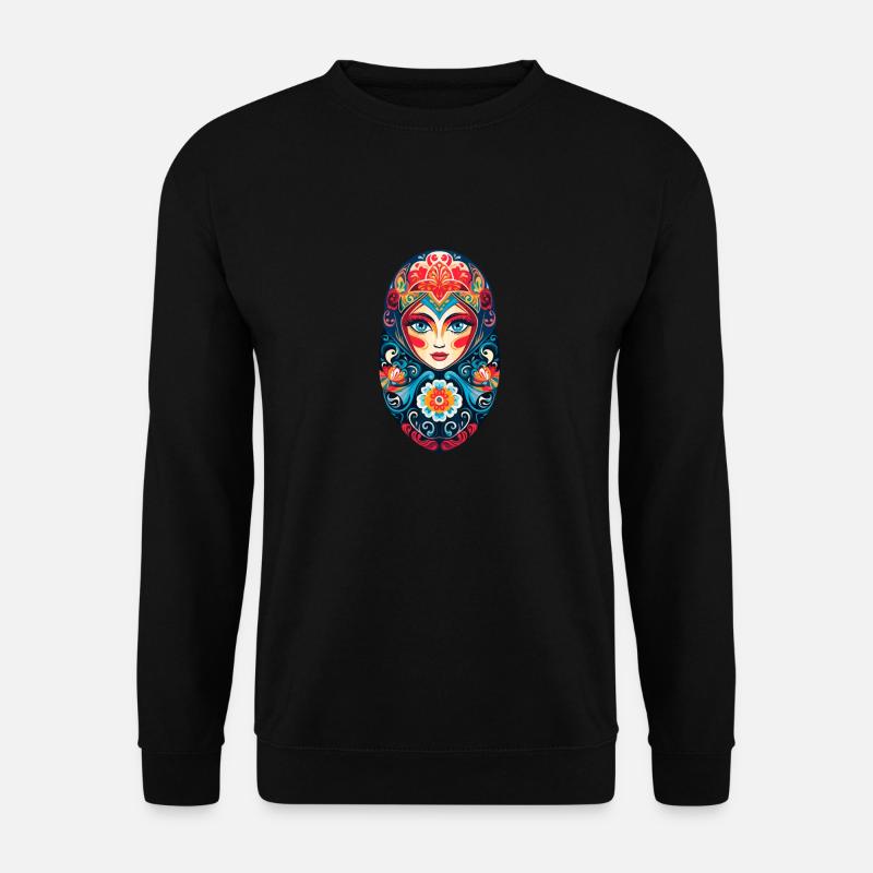 Russian nesting doll - Unisex Sweatshirt - black