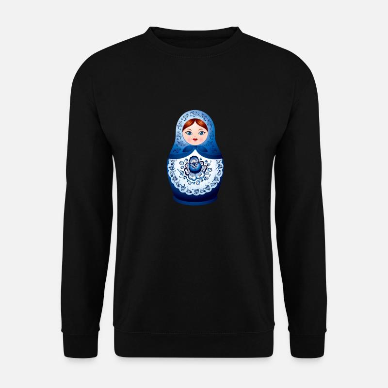Russian nesting doll - Unisex Sweatshirt - black
