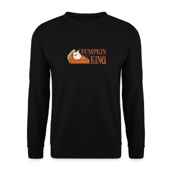 Tarte à la citrouille Valeur nutritive Cake Lovers - Sweat-shirt Unisexe - noir - Devant - Alina (178cm) & Michal (187cm)