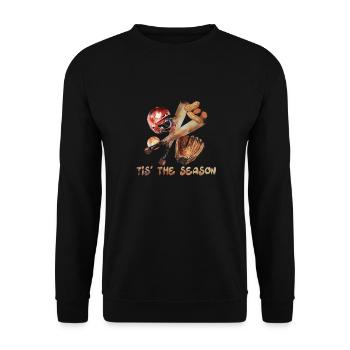 La saison Baseball Peanut Case Casque - Sweat-shirt Unisexe - noir - Devant - Alina (178cm) & Michal (187cm)