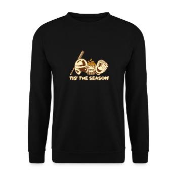 La saison Baseball Peanut Case Casque - Sweat-shirt Unisexe - noir - Devant - Alina (178cm) & Michal (187cm)