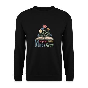 Wildflowers Teacher School Hilfe Für Die - Unisex Pullover - Schwarz - Vorne - Alina (178cm) & Michal (187cm)