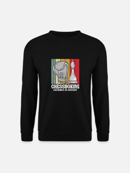 Schachboxen - Schachmatt Oder Knockout Schachboxen - Unisex Pullover - Schwarz