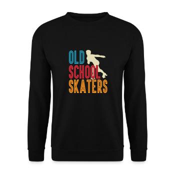 Talk Derby To Me Roller Derby Patins à roulettes - Sweat-shirt Unisexe - noir - Devant - Alina (178cm) & Michal (187cm)
