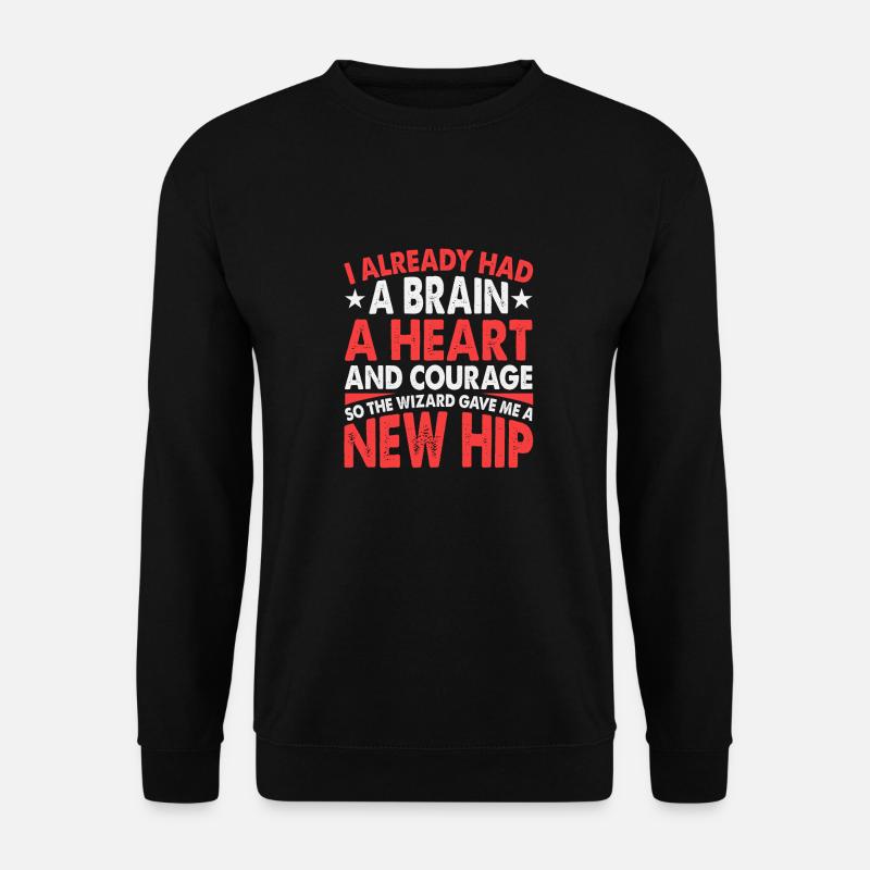 Knee Surgery Recovery Joint Replacement - Unisex Sweatshirt - black