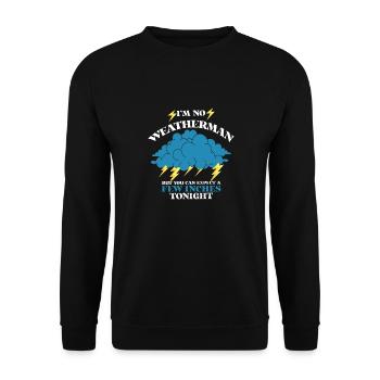 The Water Cycle - Meterology Weather Forecast - Unisex Sweatshirt - black - Front - Alina (178cm) & Michal (187cm)