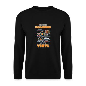 Ce n’est pas de la thésaurisation s’il s’agit d’un vinyle de collection - Sweat-shirt Unisexe - noir - Devant - Alina (178cm) & Michal (187cm)