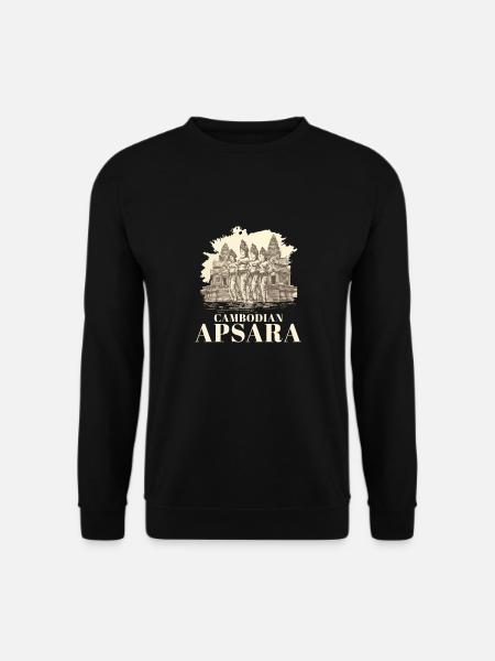 Cambodia Apsara Dance Culture Traditional - Unisex Sweatshirt - black