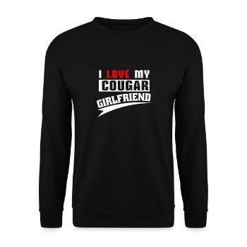J’adore ma copine cougar - Sweat-shirt Unisexe - noir - Devant - Alina (178cm) & Michal (187cm)