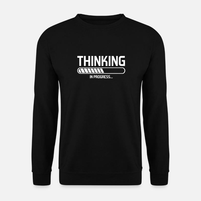 thinking - Unisex Sweatshirt - black