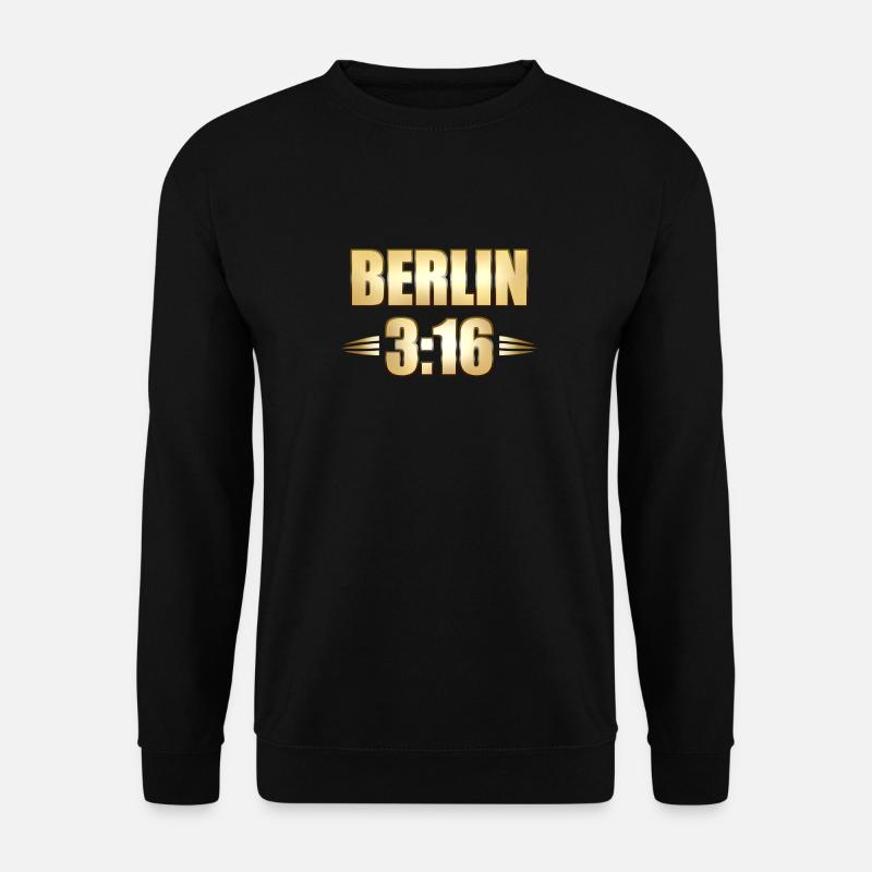 BERLIN 3:16 - Unisex Sweatshirt - black