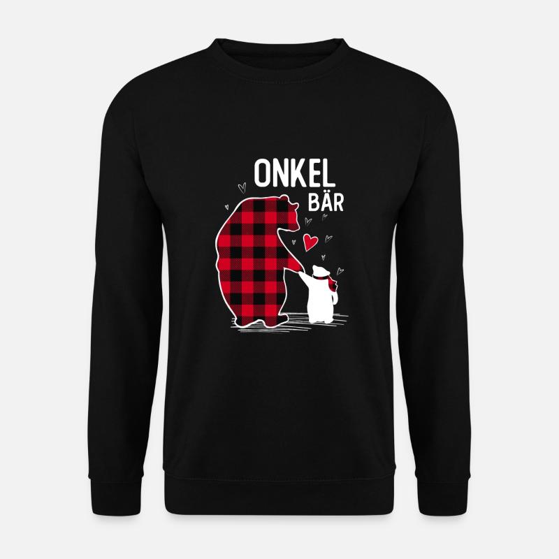 Uncle Bear - Unisex Sweatshirt - black