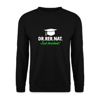 Doctor - Unisex Sweatshirt - black - Front - Alina (178cm) & Michal (187cm)