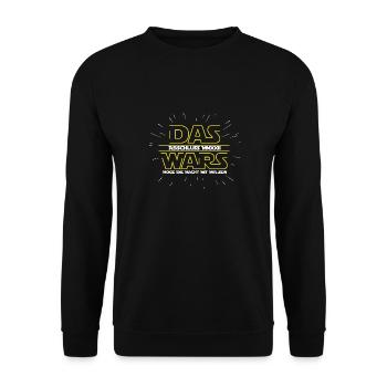 Abschluss 2022 Das wars Schule Abitur Studium - Unisex Pullover - Schwarz - Vorne - Alina (178cm) & Michal (187cm)