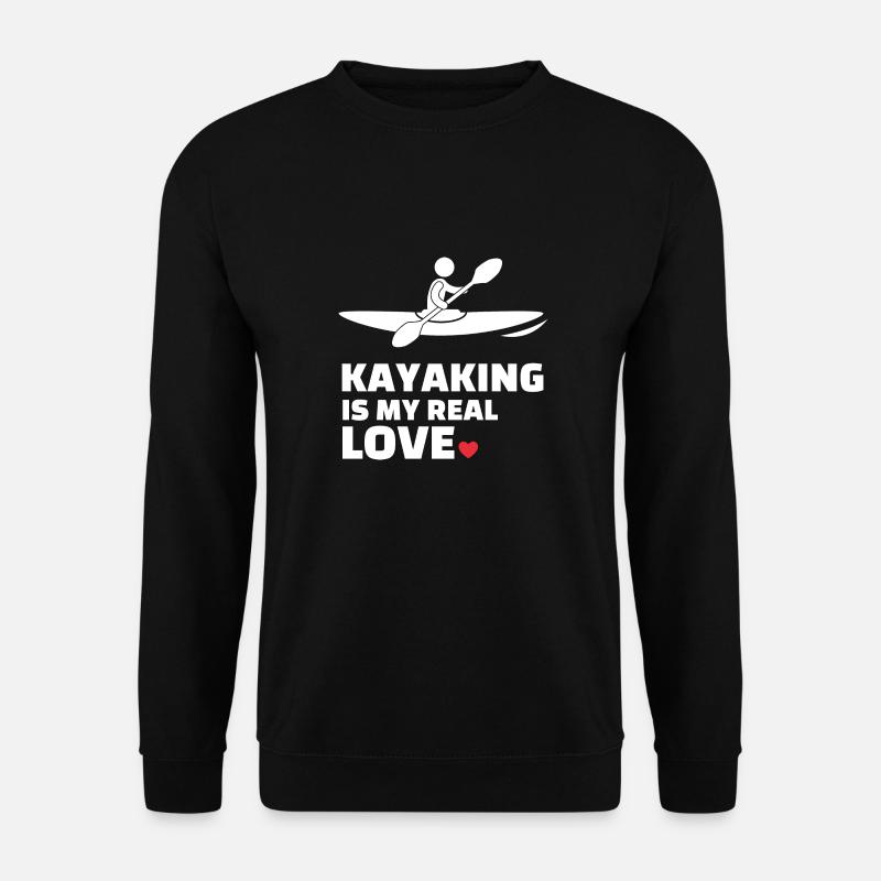 Ich Liebe Kajakfahren - Unisex Pullover - Schwarz