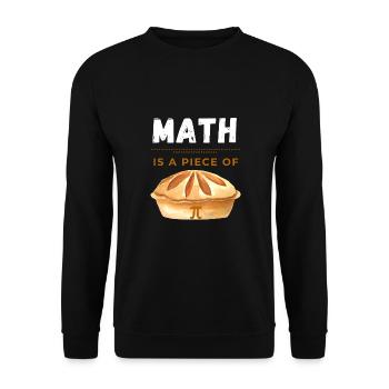 Pi Day 2023 Math est un morceau de Pi Math Drôle - Sweat-shirt Unisexe - noir - Devant - Alina (178cm) & Michal (187cm)