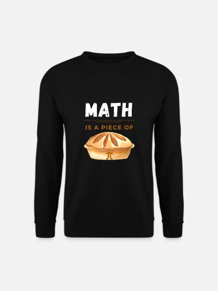 Pi Day 2023 Mathe ist ein Stück Pi Math Funny - Unisex Pullover - Schwarz