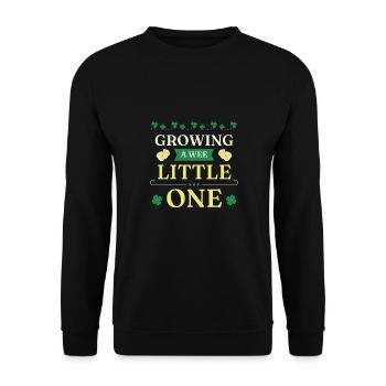 Cultiver un petit petit jour de la Saint-Patrick - Sweat-shirt Unisexe - noir - Devant - Alina (178cm) & Michal (187cm)