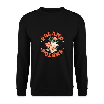 Pologne Polska Polski Husaria Cavalerie polonaise - Sweat-shirt Unisexe - noir - Devant - Alina (178cm) & Michal (187cm)