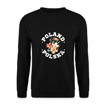 Poland Polish Polska Polski Husaria Cavalry - Unisex Sweatshirt - black - Front - Alina (178cm) & Michal (187cm)