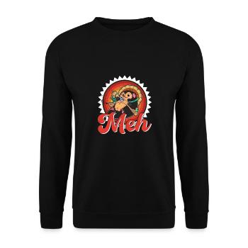 chien raton laveur chien raton laveur Enok Japon - Sweat-shirt Unisexe - noir - Devant - Alina (178cm) & Michal (187cm)