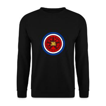 Jugoslavija Yougoslavie Jugo Tito SFRJ Jugoslawien - Sweat-shirt Unisexe - noir - Devant - Alina (178cm) & Michal (187cm)