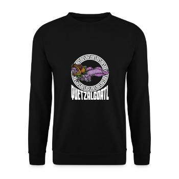 Quetzalcoatl Axolotl Mexique Divinité Aztèque - Sweat-shirt Unisexe - noir - Devant - Alina (178cm) & Michal (187cm)