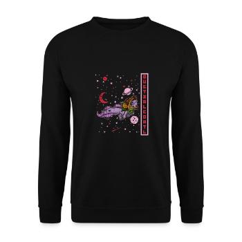 Quetzalcoatl Axolotl Mexique Divinité Aztèque - Sweat-shirt Unisexe - noir - Devant - Alina (178cm) & Michal (187cm)