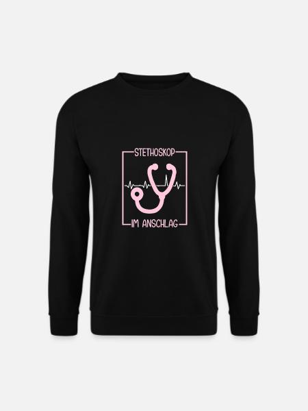 MFA Stethoscope Medical Assistant - Unisex Sweatshirt - black