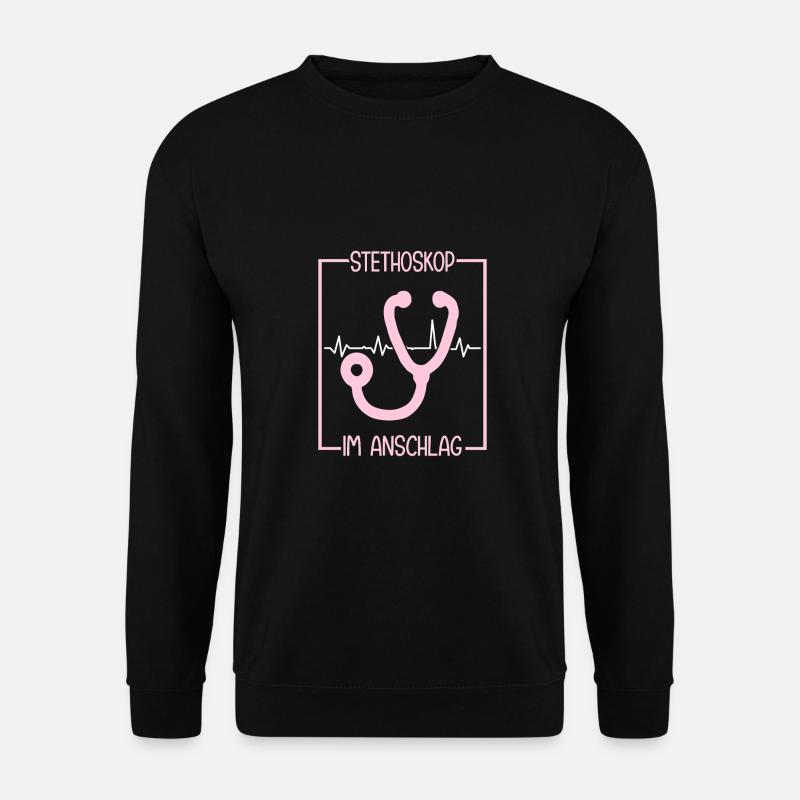 MFA Stethoscope Medical Assistant - Unisex Sweatshirt - black