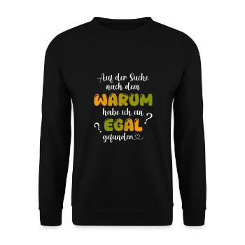 Egal - Unisex Pullover - Schwarz - Vorne - Alina (178cm) & Michal (187cm)