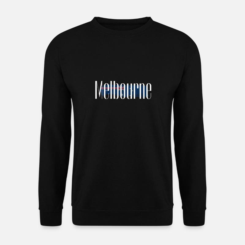 Melbourne Australien - Unisex Pullover - Schwarz