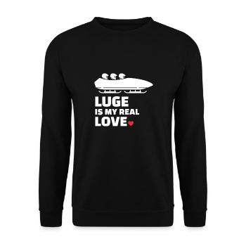 Ich Liebe Clean - Unisex Pullover - Schwarz - Vorne - Alina (178cm) & Michal (187cm)