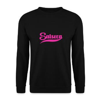 rose salsera - Danse Shirts - Sweat-shirt Unisexe - noir - Devant - Alina (178cm) & Michal (187cm)