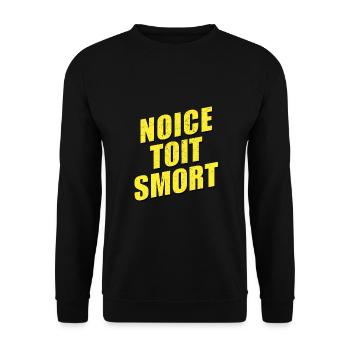 Noice toit smort cool cool cool B 99 Brooklyn 99 - Sweat-shirt Unisexe - noir - Devant - Alina (178cm) & Michal (187cm)